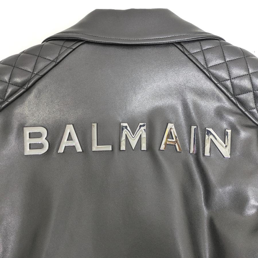 BALMAIN（バルマン） Dz384701 ライダースジャケット ECO LEATHER 402