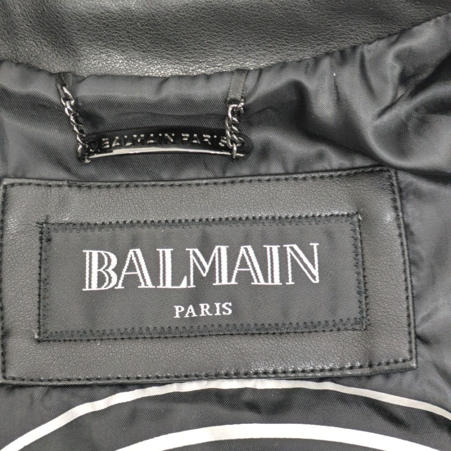 BALMAIN（バルマン） Dz384701 ライダースジャケット ECO LEATHER 402