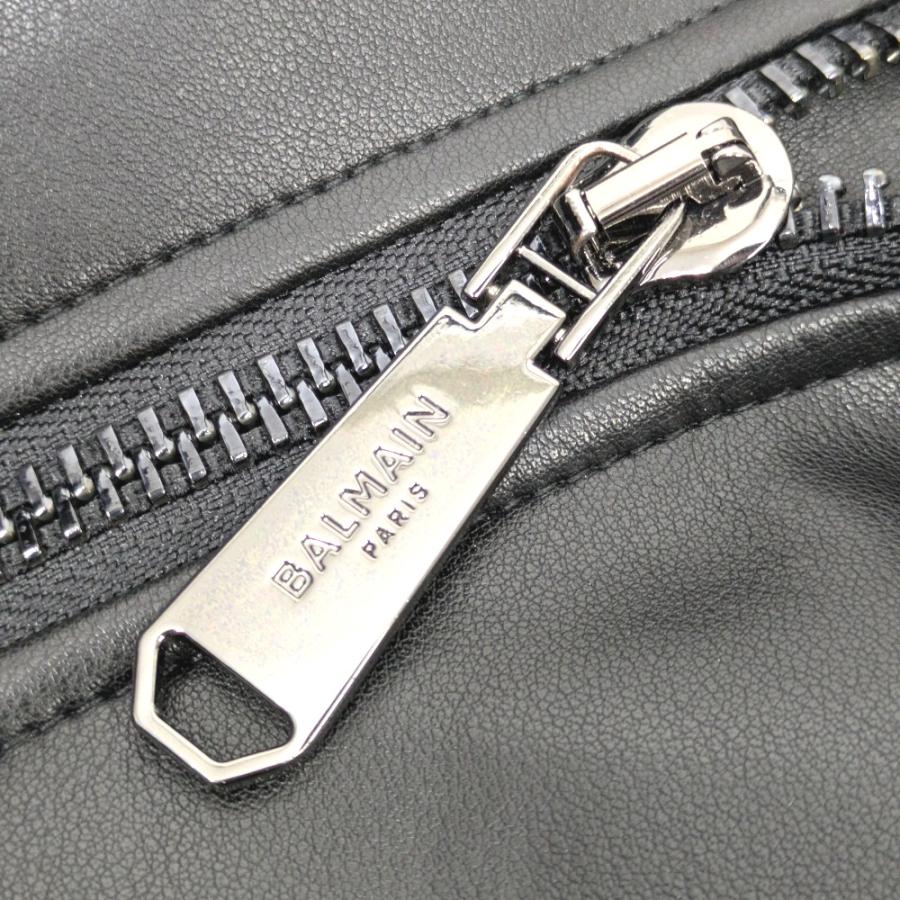 BALMAIN（バルマン） Dz384701 ライダースジャケット ECO LEATHER 402