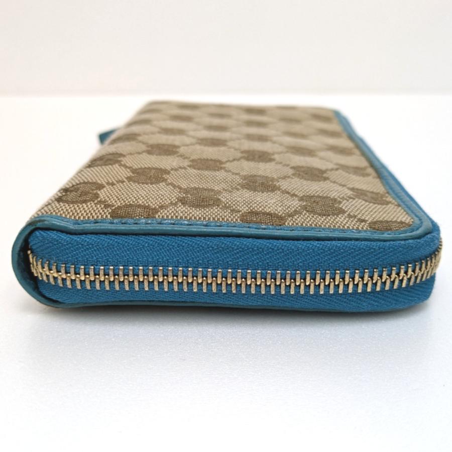 GUCCI（グッチ） Dz452531 長財布 ラウンドファスナー GGキャンバス 