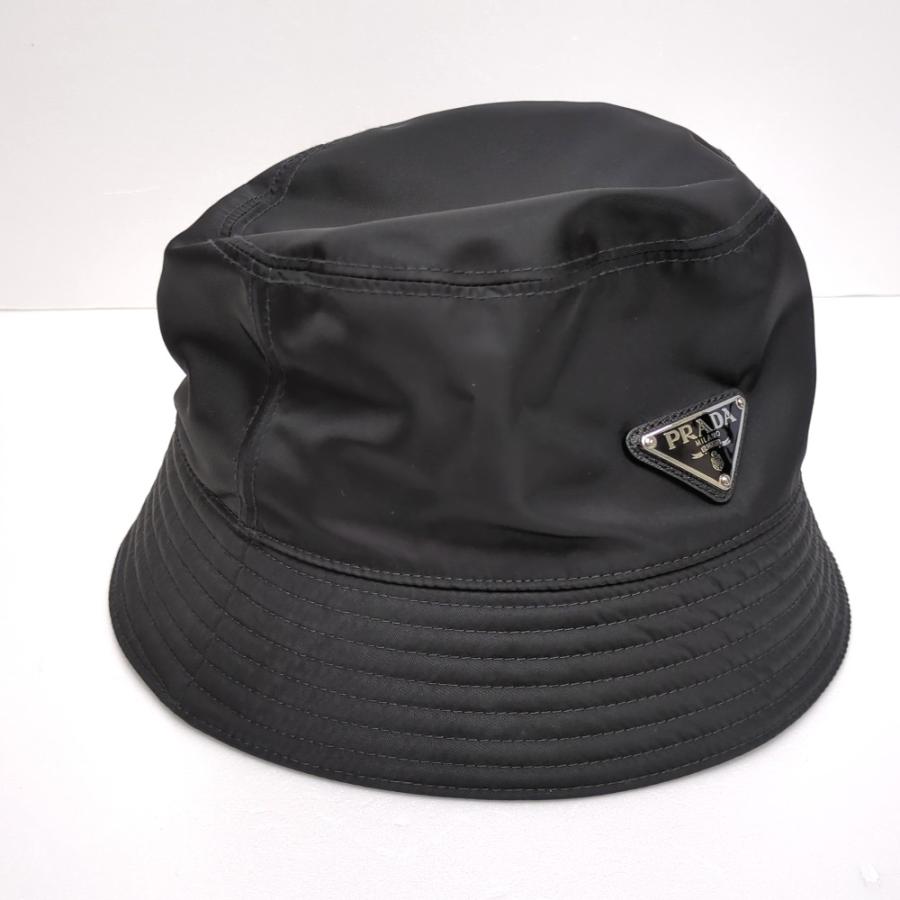 PRADA（プラダ） Dz457701 帽子 バケットハット 三角ロゴプレート Re