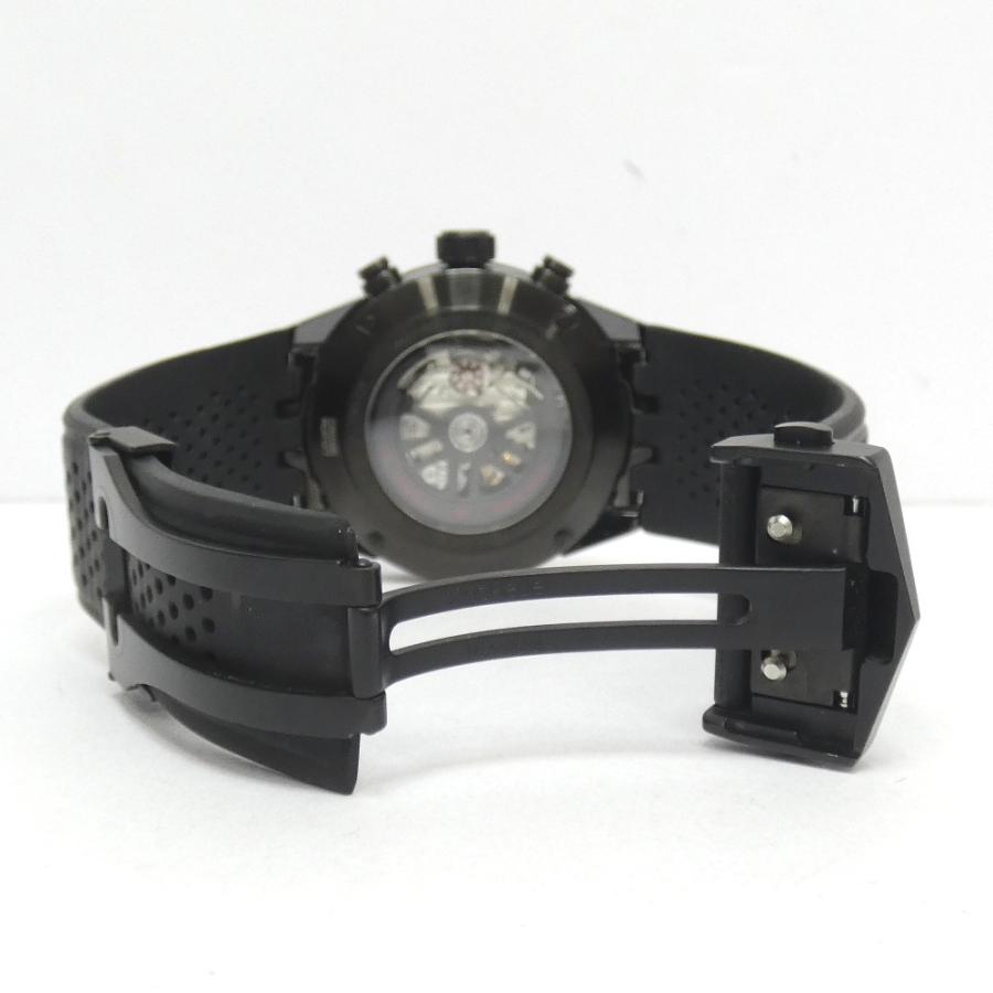 Dz789961 タグホイヤー 腕時計 ラバーベルト カレラ クロノグラフ  CAR2A90.FT6071 ブラック メンズ TAG HEUER 中古｜shichi-minami｜09