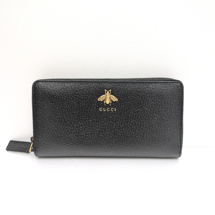 GUCCI グッチ/アニマリエ ラウンドファスナー長財布/523667/Aランク/82【中古】 Dz809361 グッチ 長財布 ラウンドファスナー アニマリエ ジップ