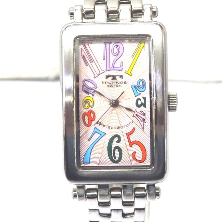Ft1035441 テクノス 腕時計 TBL712 ピンク文字盤 レディース TECHNOS 