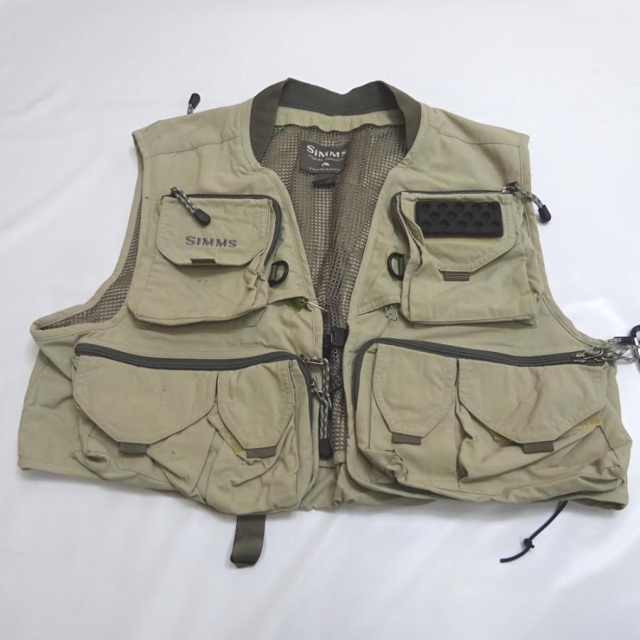 シムス simms 中古 フィッシングジャケット M フィッシングベスト