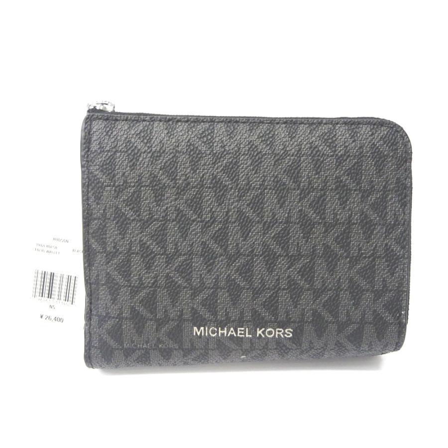 MICHAEL KORS Ft1111641 マイケルコース L字ファスナー財布 MKロゴ 