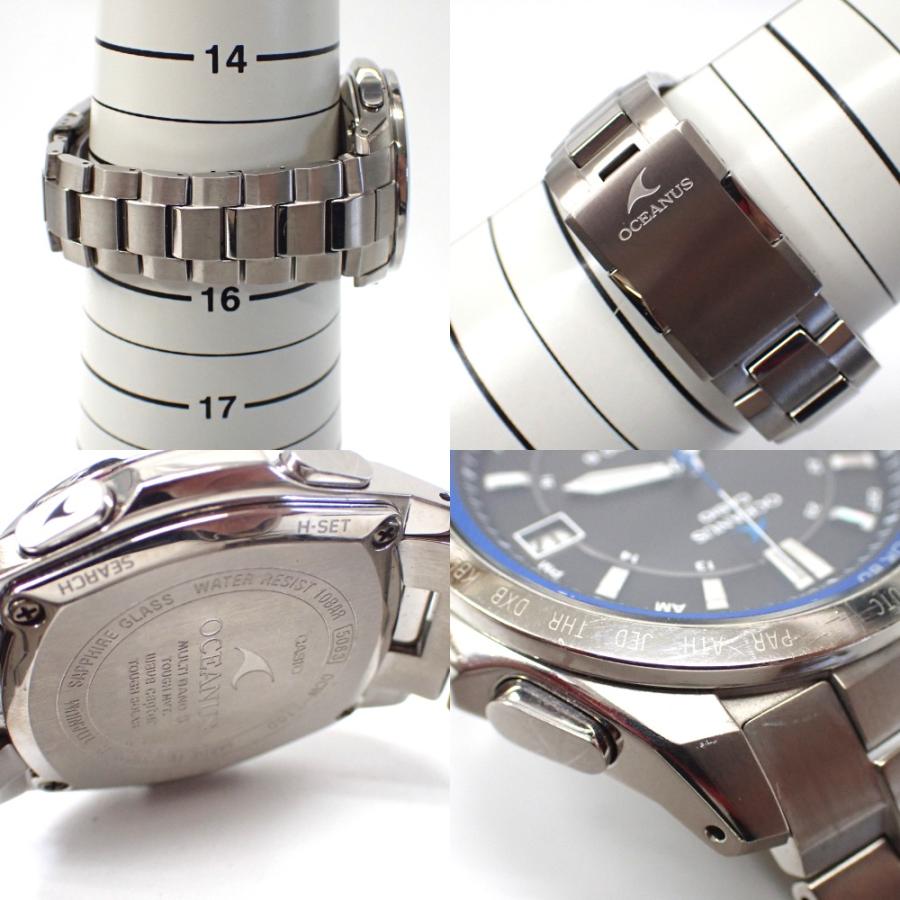 CASIO オシアナスOCW-T100 電波　ソーラー白文字盤　希少品 CASIO（カシオ） Ft1327151 腕時計 オシアナス OCEANUS OCW-T100