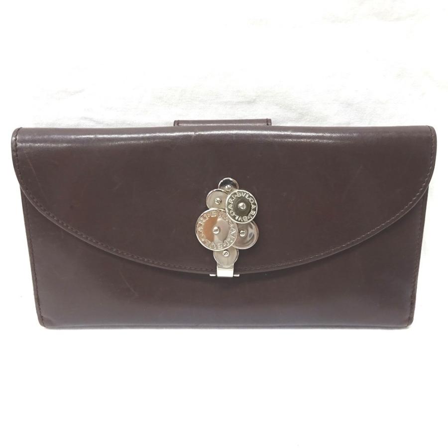 未使用品✨　BVLGARI　ブルガリ　チクラディ　二つ折り財布　レザー BVLGARI（ブルガリ） Ft528231 二つ折り財布 チクラディ 23956