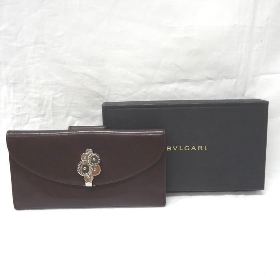 未使用品✨　BVLGARI　ブルガリ　チクラディ　二つ折り財布　レザー BVLGARI（ブルガリ） Ft528231 二つ折り財布 チクラディ 23956
