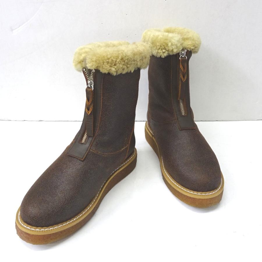 Ft540761 ワイズ ブーツ センタージップ ムートンブーツ FLIGHT BOOTS 