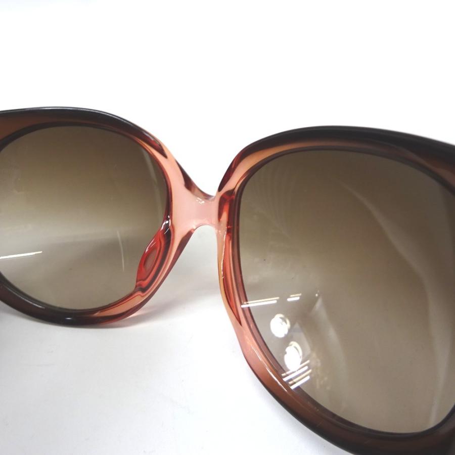 Ft558716 ディオール サングラス GLOSSY 1 A3FCC 赤茶×クリアレッド系