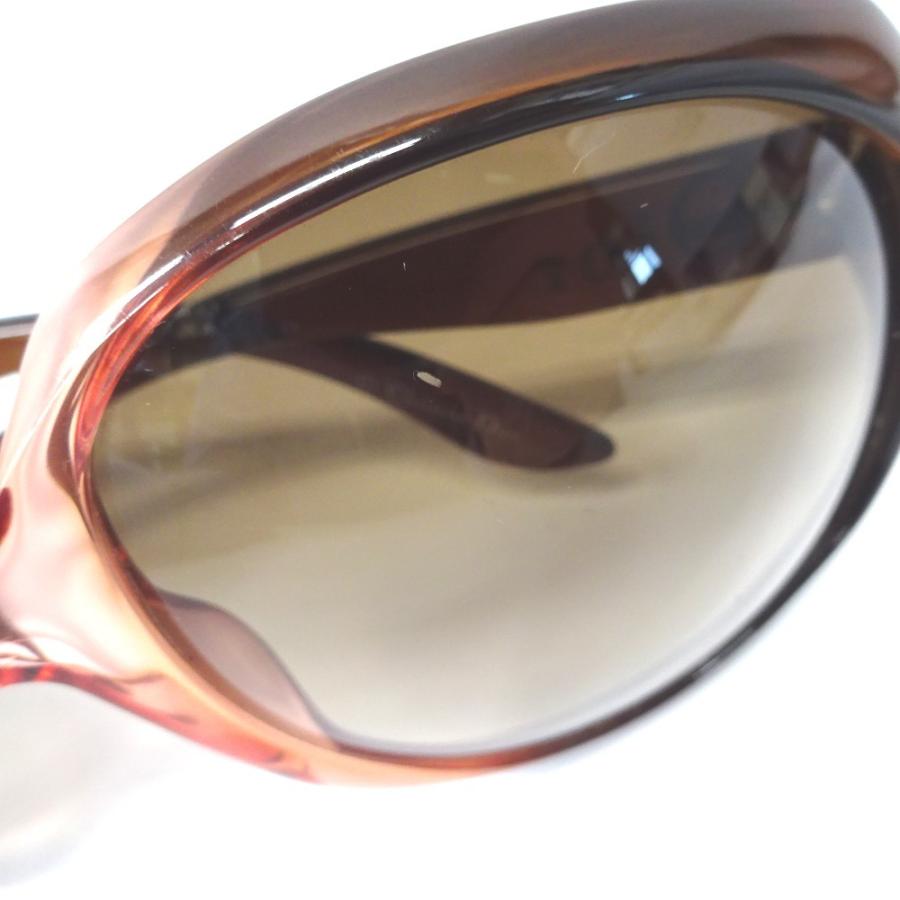Ft558716 ディオール サングラス GLOSSY 1 A3FCC 赤茶×クリアレッド系