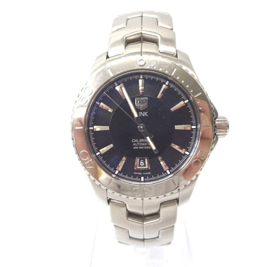 Ft587331 タグホイヤー 腕時計 リンク キャリバー5 裏スケ WJ201A ブラック文字盤 メンズ TAG HEUER 中古 : 質 ...
