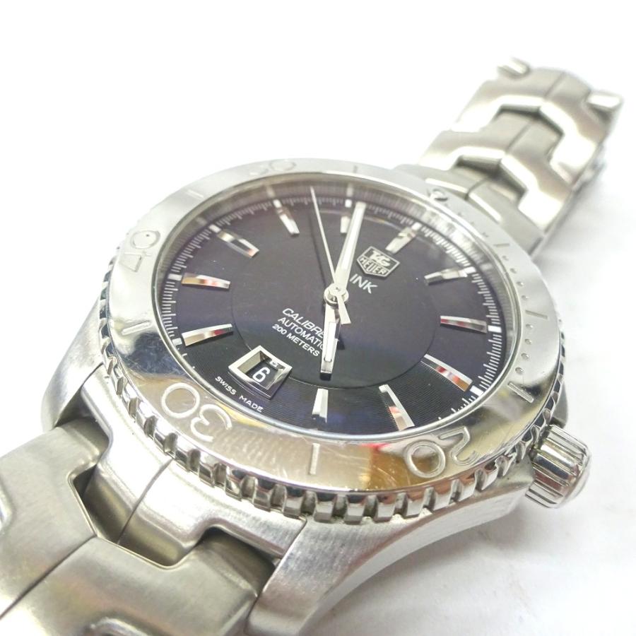 Ft587331 タグホイヤー 腕時計 リンク キャリバー5 裏スケ WJ201A ブラック文字盤 メンズ TAG HEUER 中古 : 質 ...