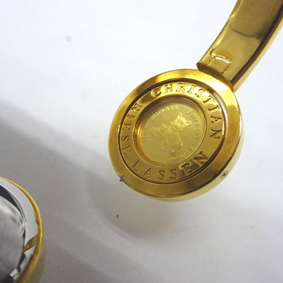 Ft588604 ラッセン 腕時計 ウォッチ ゴールド ゴールド文字盤 Ft588604 ラッセン 腕時計 コインウォッチ 1881/3500 ゴールド