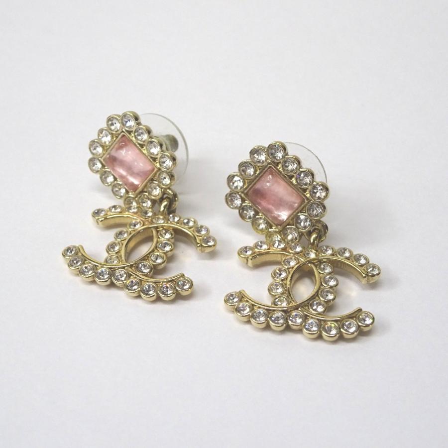 CHANEL（シャネル） Ft606892 ピアス ココマーク ラインストーン A21K