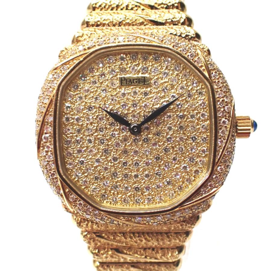 NIPPON様⭐︎腕時計　金無垢　ピアジェ PIAGET 手巻き ダイヤ ラウンド PIAGET Ft617741 ピアジェ 腕時計 手巻き 750 トラディション