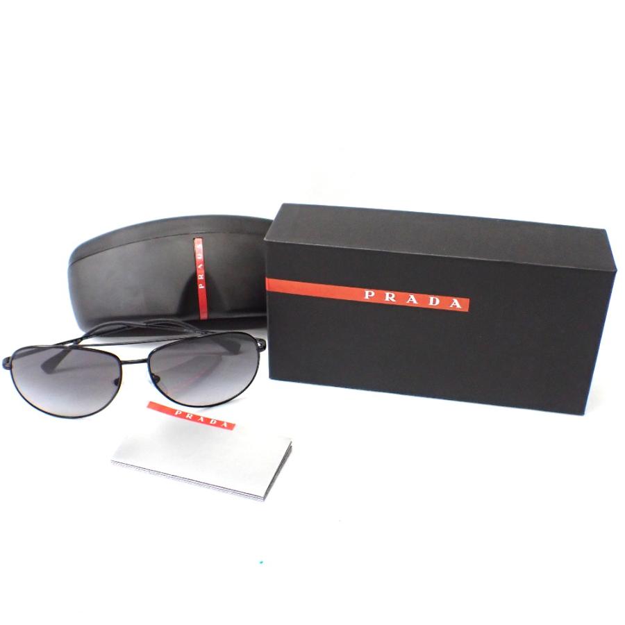 PRADA Ft630826 プラダ サングラス SPS55V ブラック メンズ 中古 : 質  