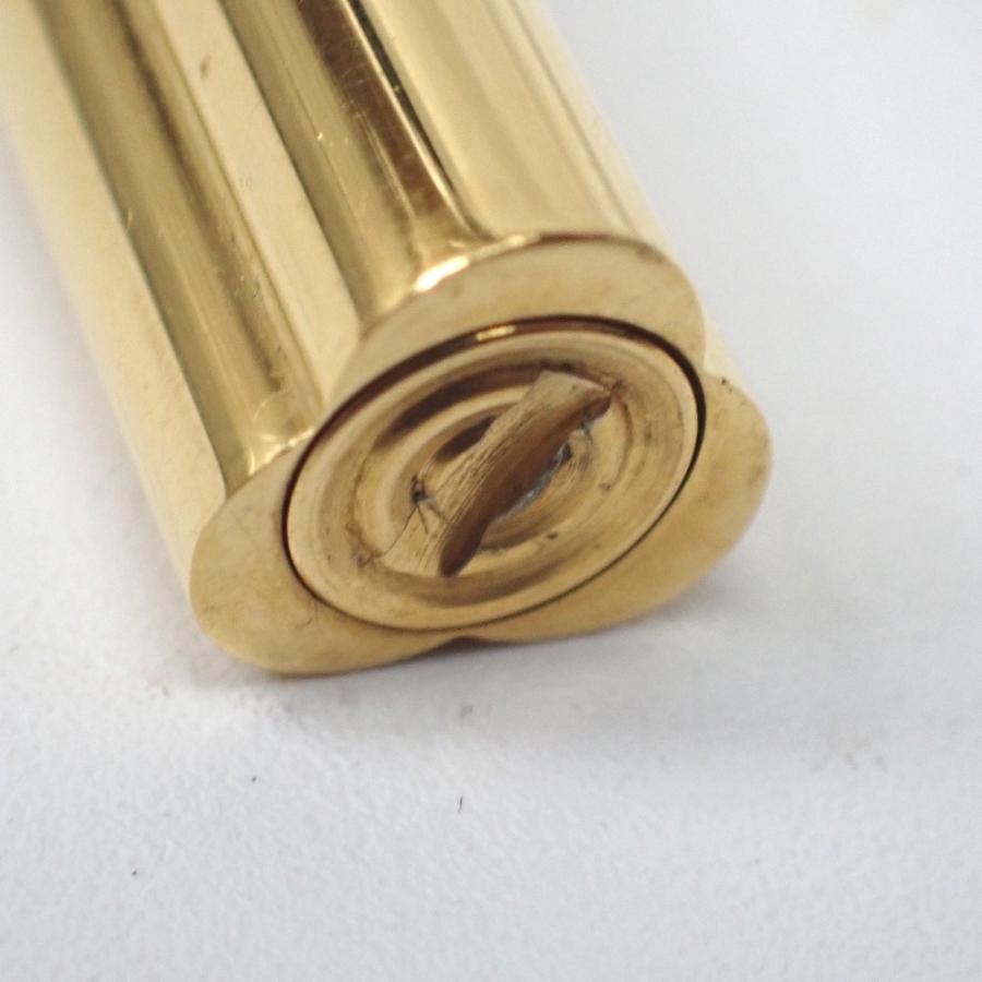 BVLGARI（ブルガリ） Ft635006 ボールペン キャップ式 青インク 金色