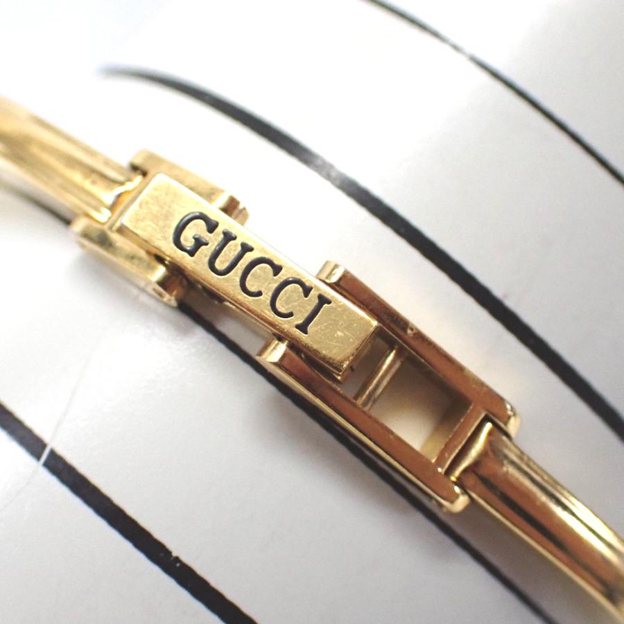 【美品】 GUCCI チェンジベルト バングルウォッチ レディース 腕時計 Ft641481 グッチ 腕時計 チェンジベゼル 11/12.2 ゴールド レディース