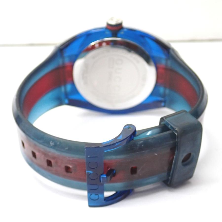 Ft642071 グッチ 腕時計 シンク 137.1 ブルー メンズ GUCCI 中古 : 質