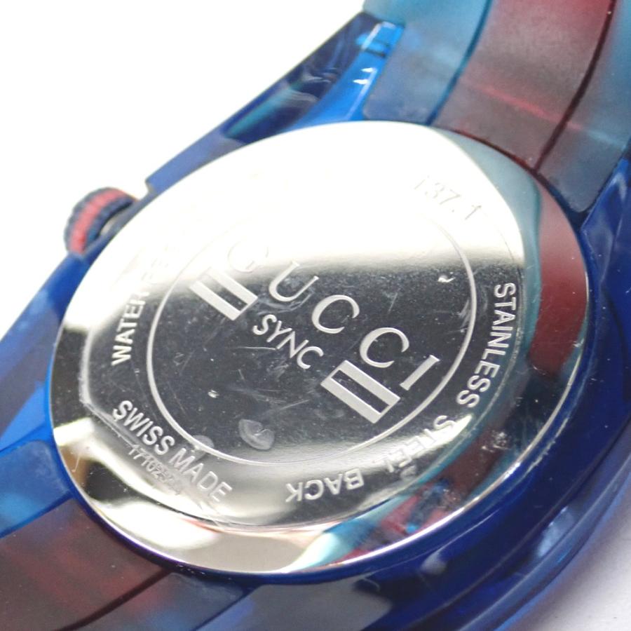 Ft642071 グッチ 腕時計 シンク 137.1 ブルー メンズ GUCCI 中古 : 質