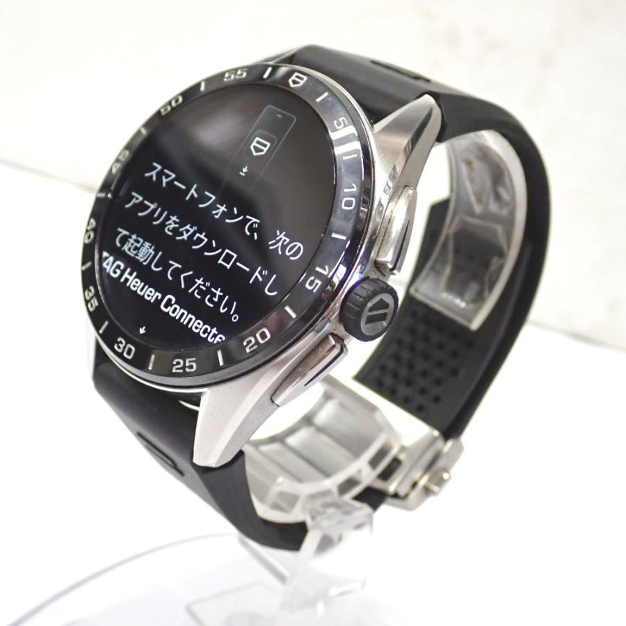 Ft642321 タグホイヤー 腕時計 Connected Calibre E4 SBR8A10 BT6259 ブラック文字盤 メンズ TAG HEUER 中古の画像