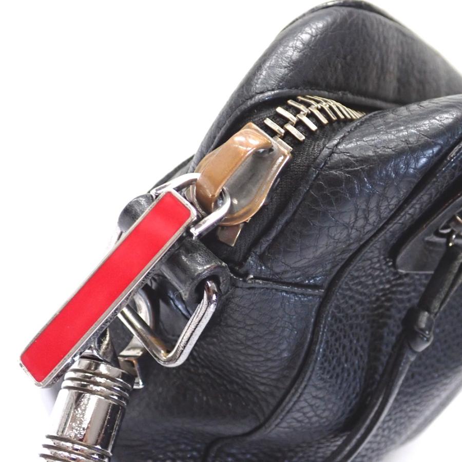 Ft642372 クリスチャンルブタン セカンドバッグ クラッチバッグ ブラック メンズ Christian Louboutin 中古