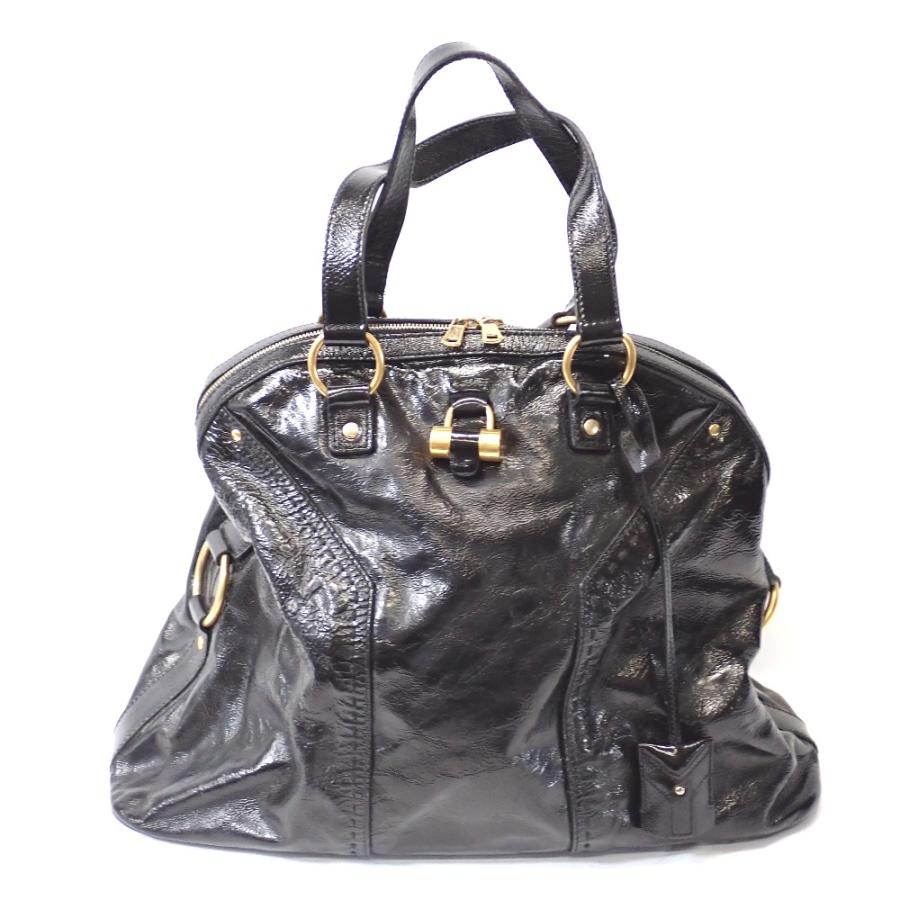SAINT LAURENT ブラック ゴールド トートバッグ Ft643871 サンローラン トートバッグ ミューズ ブラック/ゴールド金具