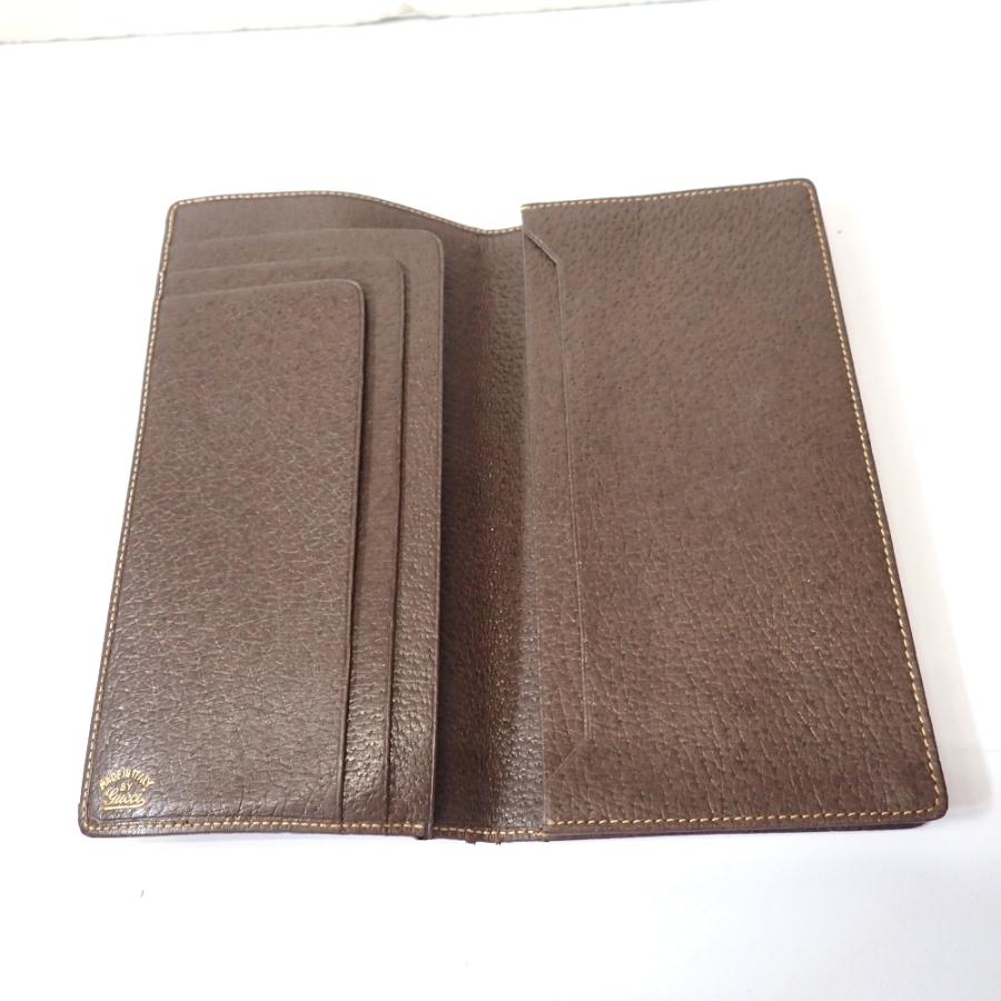 Ft648483 グッチ 長財布 二つ折り オールドグッチ GGスプリーム