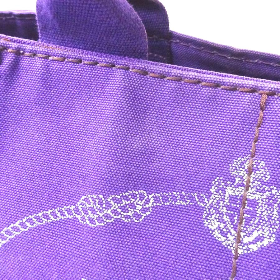 PRADA（プラダ） Ft926591 トートバッグ キャンバス カナパ パープル