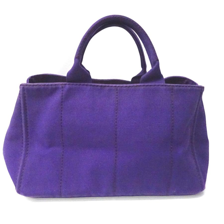 カナパ プラダ紫　キャンバストートバック PRADA（プラダ） Ft926591 トートバッグ キャンバス カナパ パープル