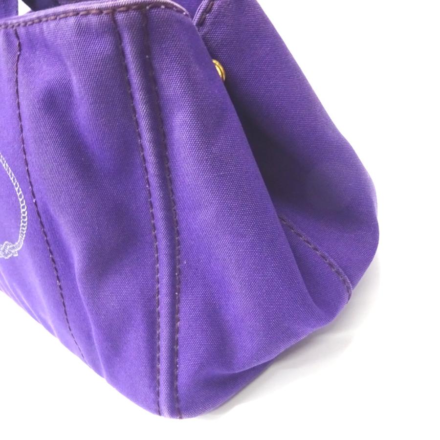 PRADA（プラダ） Ft926591 トートバッグ キャンバス カナパ パープル