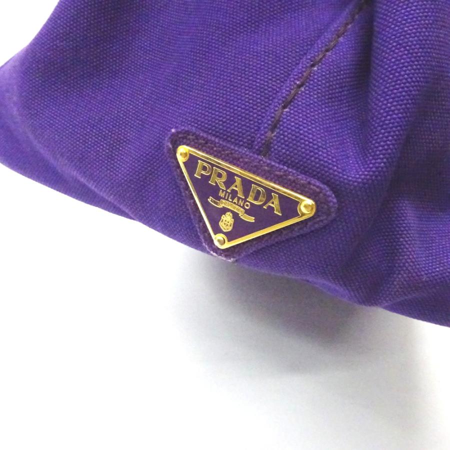 PRADA（プラダ） Ft926591 トートバッグ キャンバス カナパ パープル