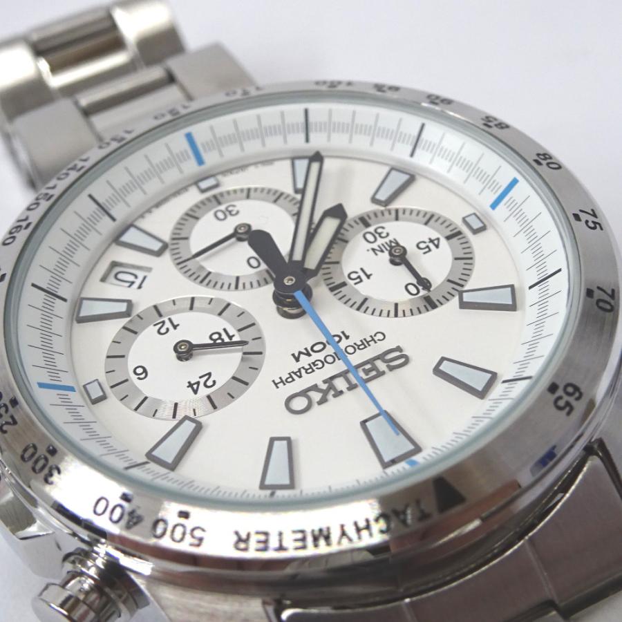 ✨SEIKO✨セイコー✨6T63-00D0✨クロノグラフ✨ホワイト文字盤✨腕時計 SEIKO（セイコー） Ft929341 腕時計 クロノグラフ 6T63-00D0 ホワイト
