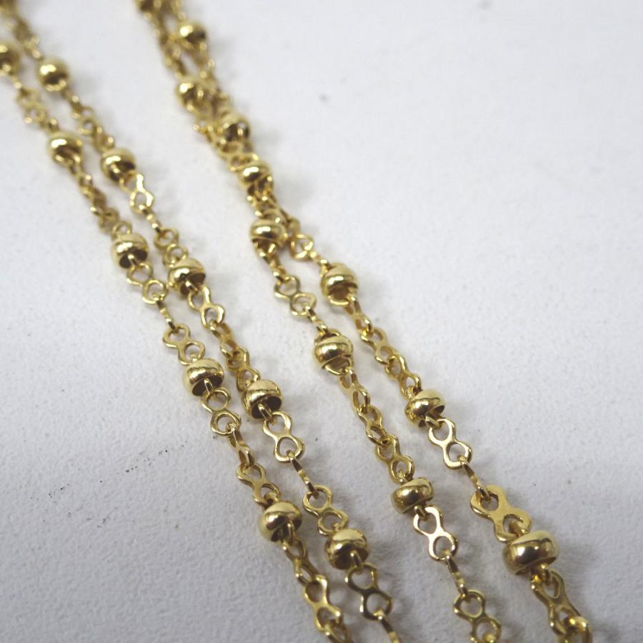 GUCCI Ft950541 グッチ ネックレス K18 ギョーシェ インター