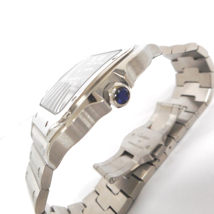 Cartier ID2611 カルティエ 腕時計 サントス ドゥ LM ネイビー系文字盤