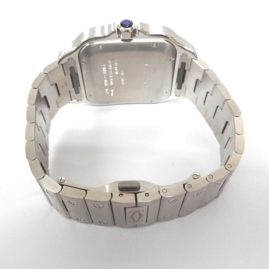 カルティエ　サントス　LM Cartier ID2611 カルティエ 腕時計 サントス ドゥ LM ネイビー系文字盤