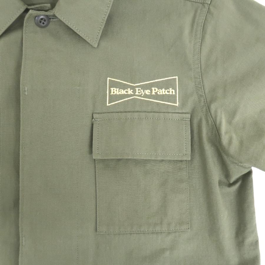 贅沢屋の IT20601 ジャケット BlackEyePatch×Wasted Youth ブラックアイパッチ×ウェイステッドユース 21SS バックプリント カーキ #S メンズ 