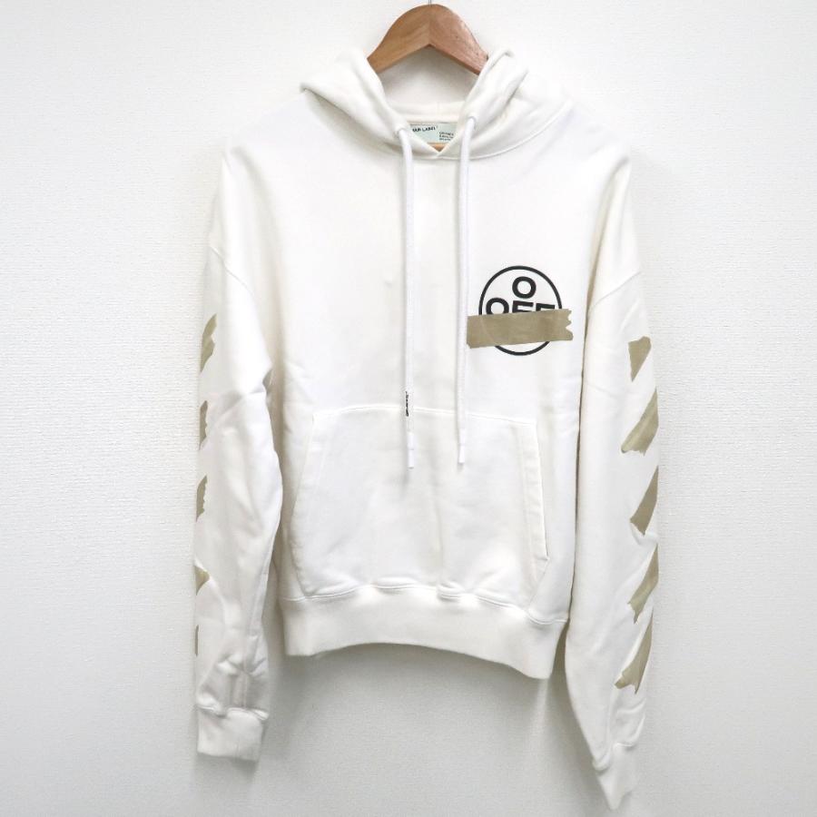 IT314401 オフホワイト パーカー TAPE ARROWS OVER HOODIE  