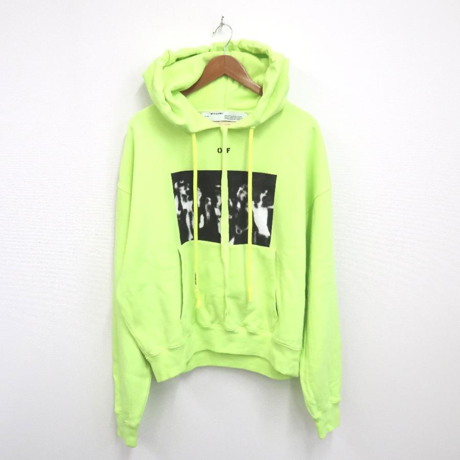 IT70201 オフホワイト パーカー SPRAY PAINTING HOODIE