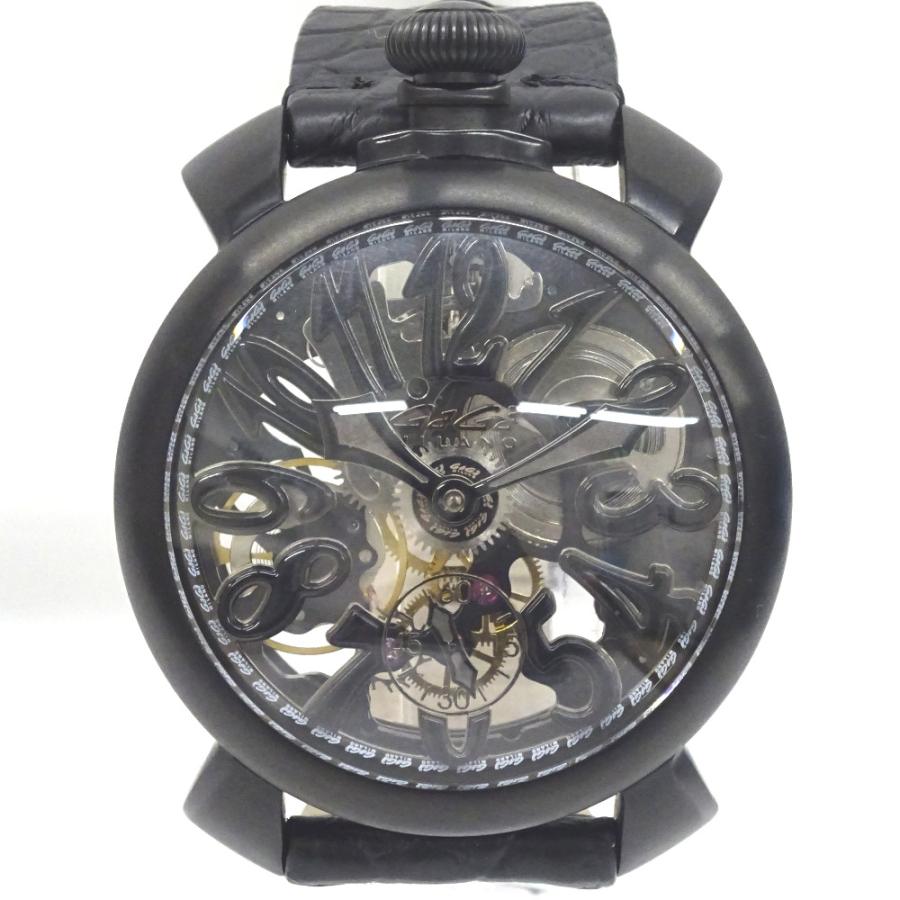 KR207811 ガガ・ミラノ 腕時計 手巻き マヌアーレ48MM スケルトン