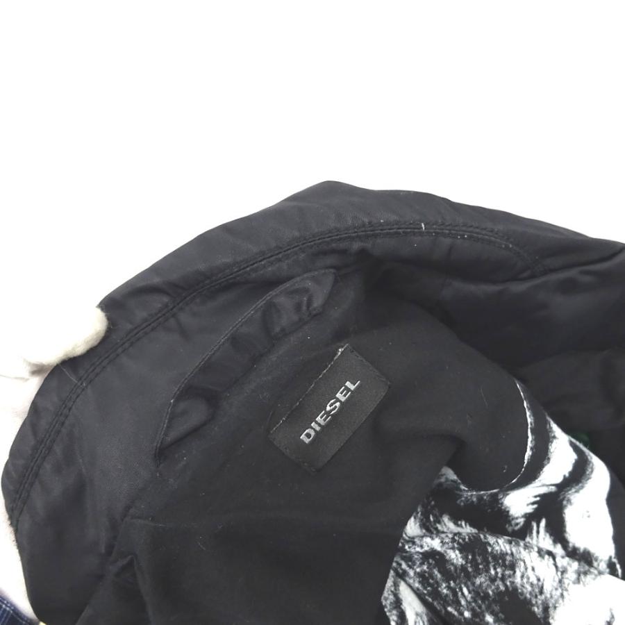 DIESEL（ディーゼル） KR207891 ライダースジャケット ウルフ ナイロン