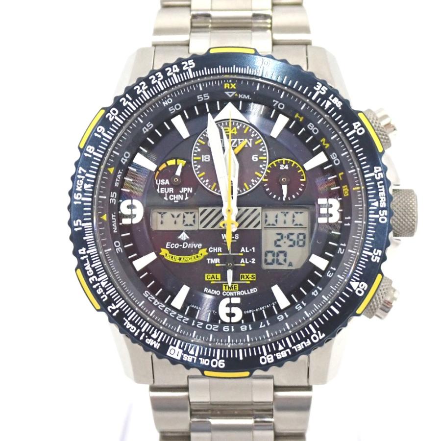 シチズン 腕時計 プロマスター スカイ ブルーエンジェルス U680-S115701 エコドライブ クロノグラフ 青文字盤 メンズ CITIZEN NA416331 中古 CITIZEN（シチズン） NA416331 腕時計 プロマスター スカイ ブルー