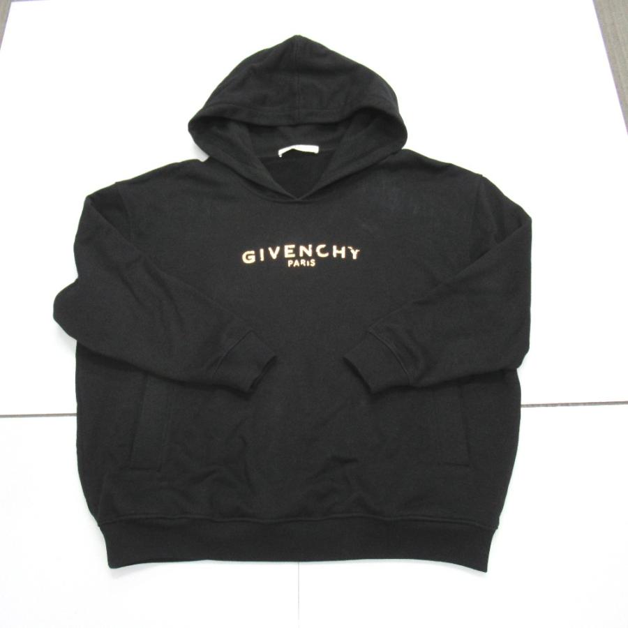 Ot951281 ジバンシー Givenchy メタリック ロゴ プリントパーカー 