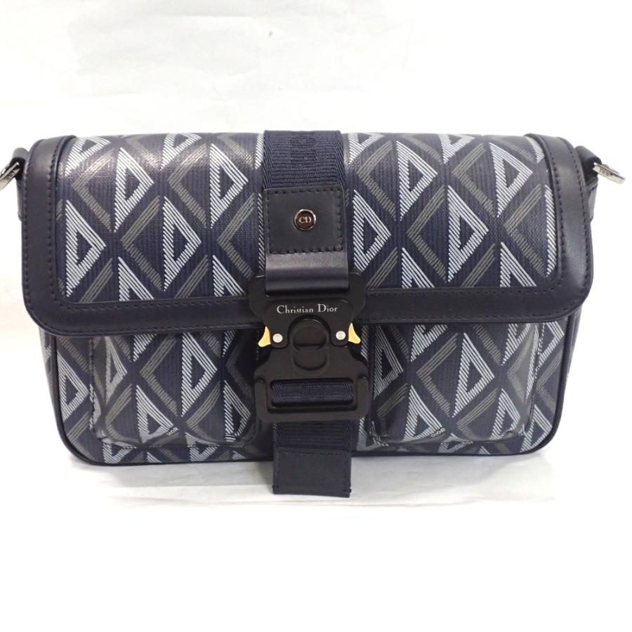 Th1007141 ディオール CDダイヤモンド ヒット ザ ロード Hit the Road ショルダーバッグ 1ESME165 ネイビー系 メンズ Dior 未使用_2