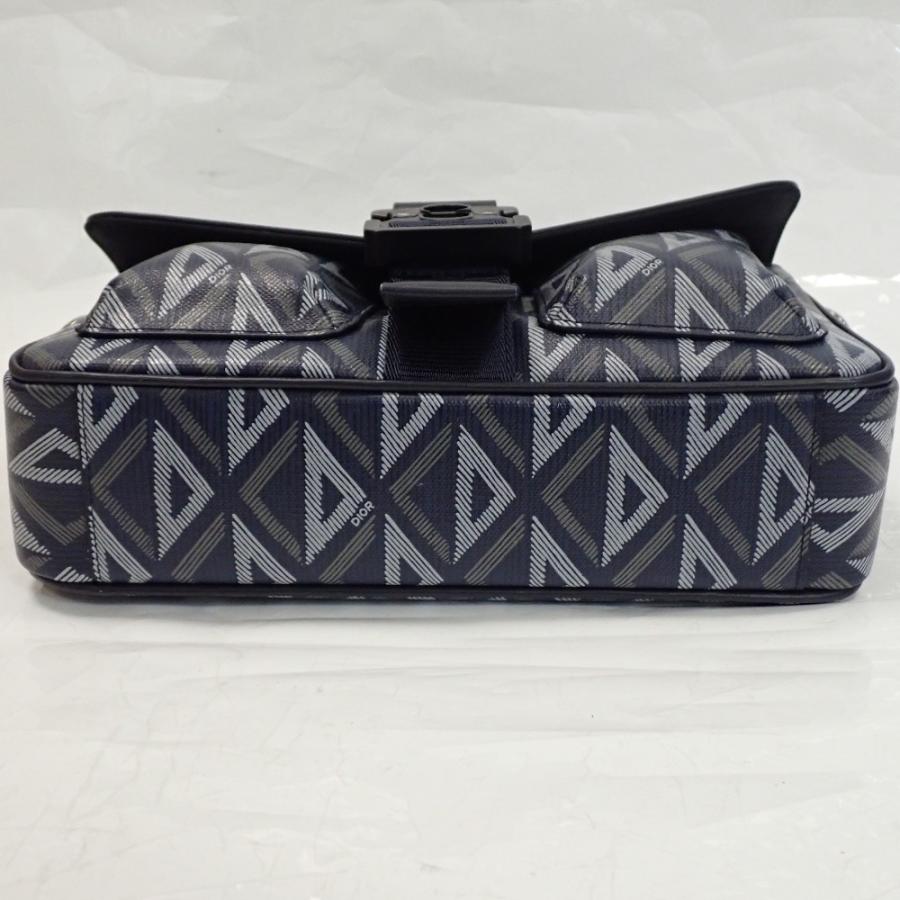 Th1007141 ディオール CDダイヤモンド ヒット ザ ロード Hit the Road ショルダーバッグ 1ESME165 ネイビー系 メンズ Dior 未使用_5