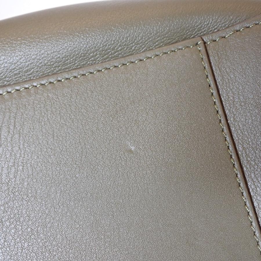 Th1011441 ロエベ ハンモック スモール ハンドバッグ ショルダーバッグ 2Wayバッグ 本革 モスグリーン系 LOEWE 未使用_7