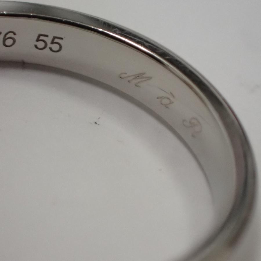 Th1014671 ショーメ エターナル ドゥ ショーメ コレクション リュバン マリッジリング 指輪 Pt950 ダイヤモンド #55 Chaumet 中古 CHAUMET（ショーメ） Th1014671 エターナル ドゥ コレクション