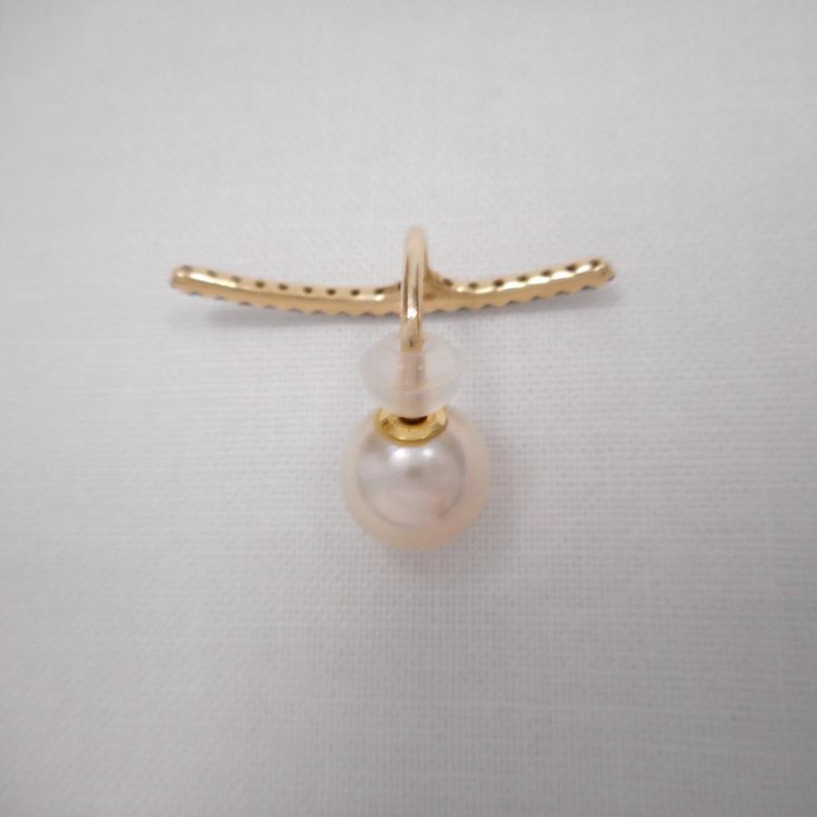 hirotaka パール×バーピアス　ゴールド　ヒロタカ　k10 Hirotaka ヒロタカ バーピアス Mosquito モスキート Pearl